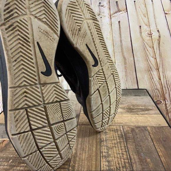 Nike Team Hustle atletics Bask black high top 5.5Y - Picture 6 of 7